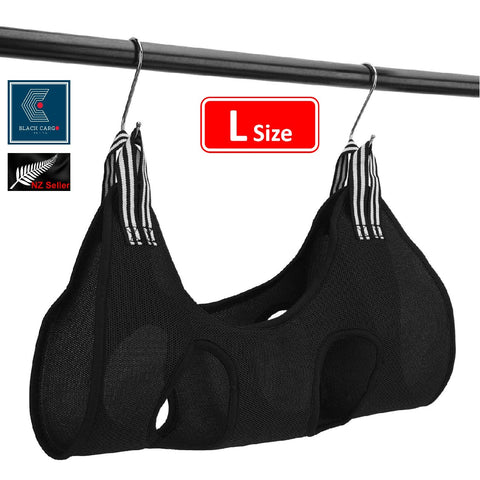 Pet Dog Grooming Hammock Harness Trimming Sling with 2 steel hooks -L Size
