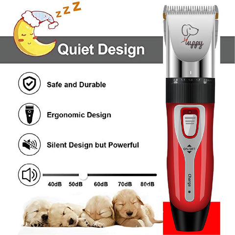 Professional Rechargeable Cordless Pet Hair Grooming Kit