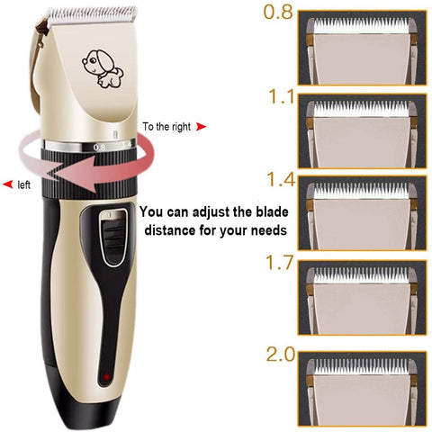 Professional Rechargeable Cordless Pet Hair Grooming Kit
