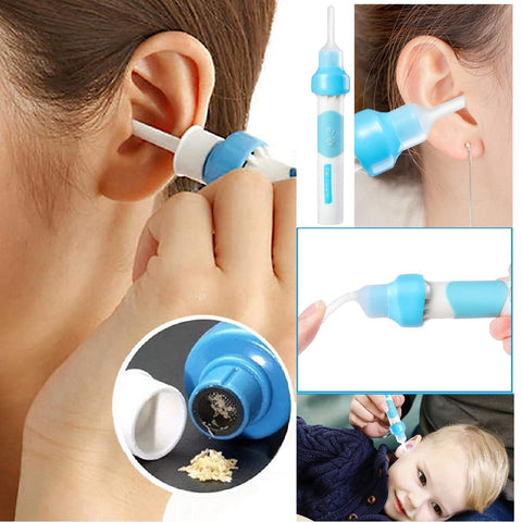 Electric Earwax Removal Kit Tool Safety Spiral Ear Cleaner