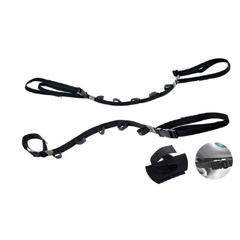 2Pcs Fishing Rod Rack Kits Adjustable Strap Fishing Pole Holder Carrier Storage