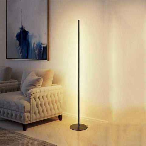 Stylish Modern LED Dimmable Floor Lamp Corner Floor Lamp Remote Control