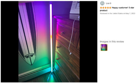 RGB Corner Floor Lamp Color Changing LED Modern Floor Lights with Remote Control
