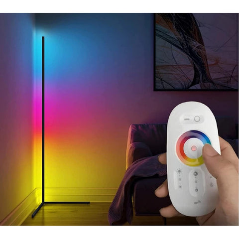 RGB Corner Floor Lamp Color Changing LED Modern Floor Lights with Remote Control