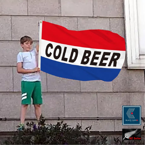 Cold Beer Flag Business Flag - Referdeal