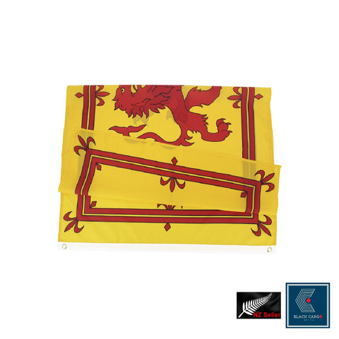 Scotland Rampant Lion Flag 90cm x 150cm Polyester with Brass Grommets
