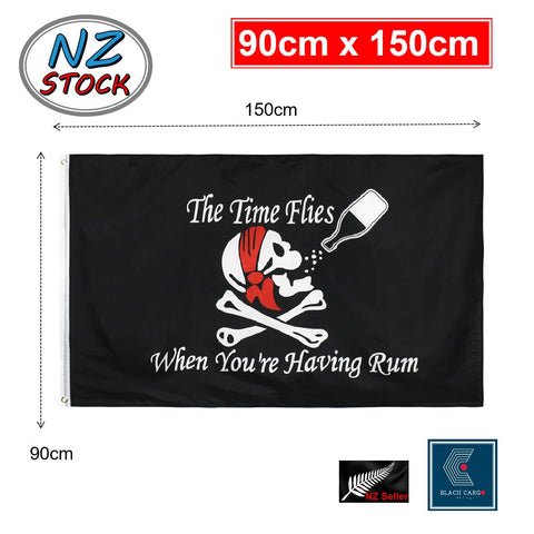 Pirate Flag 150cm x 90cm Polyester with Brass Grommets