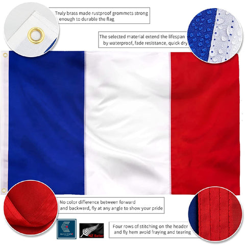 France Flag 150 cm x 90 cm
