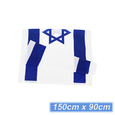 Israel Flag Israeli National Flag 150cm x 90cm Polyester with Brass Grommets