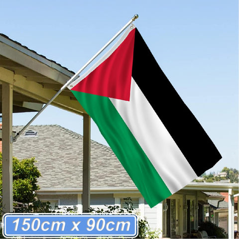 Palestine Flag Palestinian National Flag 150cm x 90cm with Brass Grommets