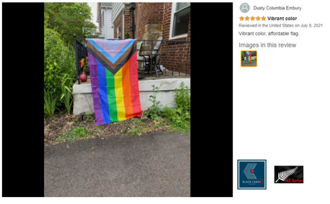 Progress Pride Rainbow Flag 150cm x 90cm LGBTQ Gay Pride Flags