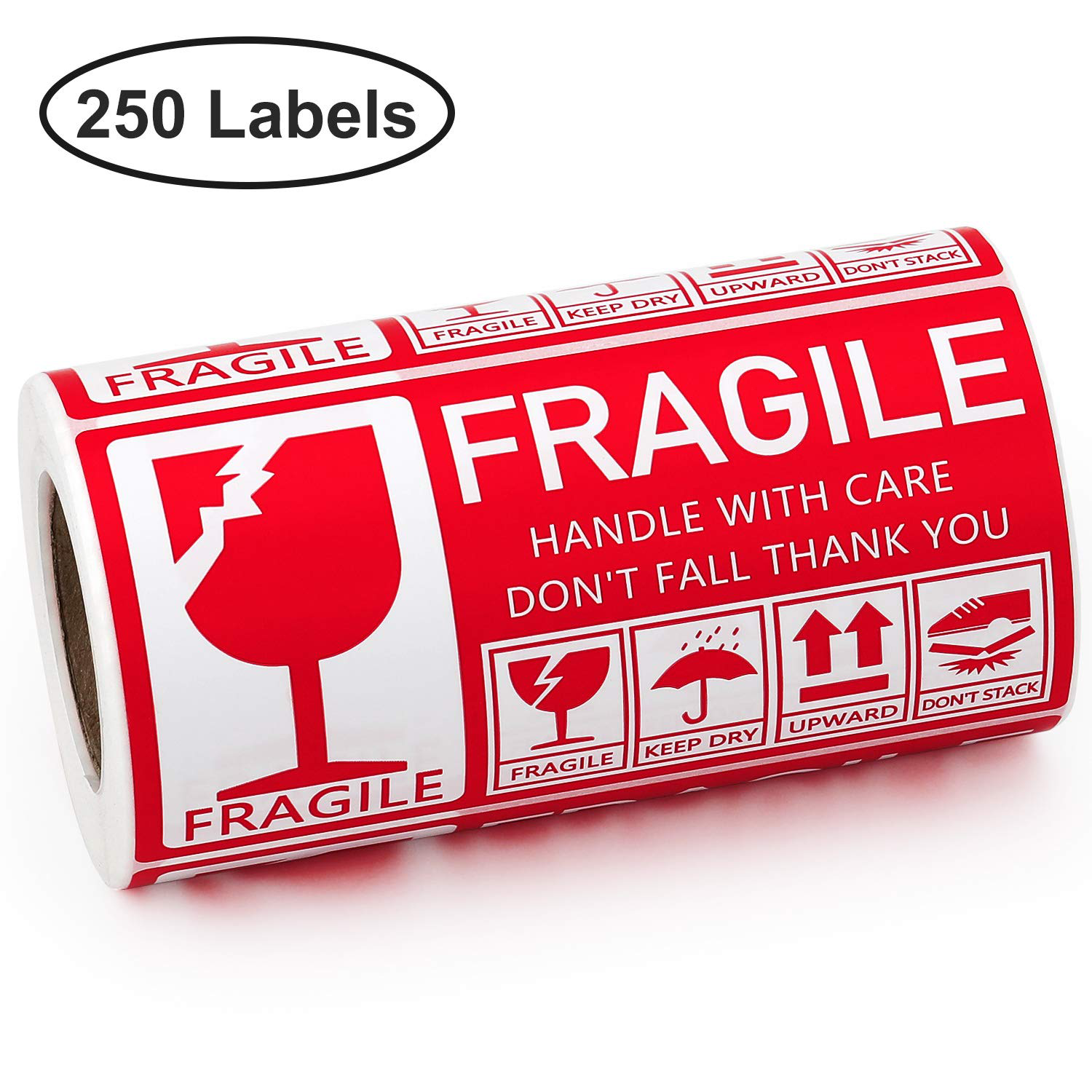 Fragoile Sticker Fragile Stickers 13CM x 7CM - 250PCS – Referdeal
