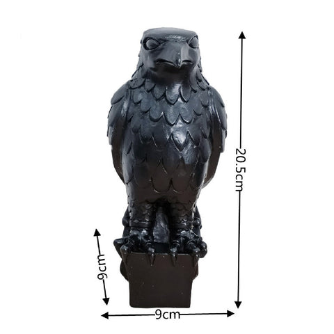 Maltese Falcon Statue Office Desk Ornament Outdoor Resin Sculpture Garden Decor