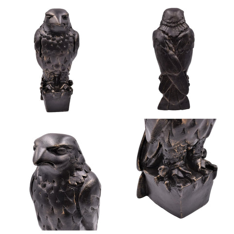 Maltese Falcon Statue Office Desk Ornament Outdoor Resin Sculpture Garden Decor