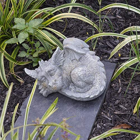 Garden Outdoor Ornament Large Sleepy Dragon Statue ornaments