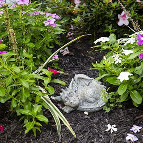 Garden Outdoor Ornament Large Sleepy Dragon Statue ornaments