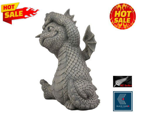 Garden Outdoor Ornament Large Cheering Yoga Dragon Statue ornaments