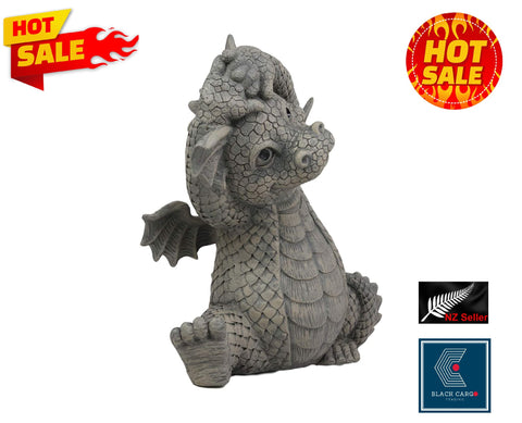 Garden Outdoor Ornament Large Cheering Yoga Dragon Statue ornaments