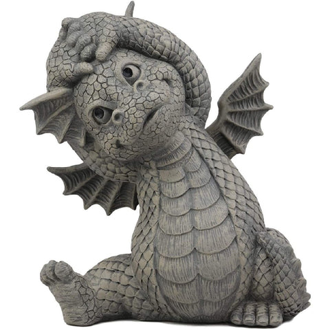 Garden Outdoor Ornament Large Cheering Yoga Dragon Statue ornaments