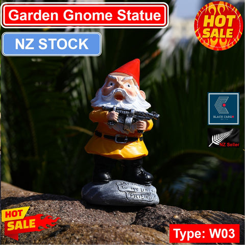 Elf Dwarf Garden Statue Ornament - W03