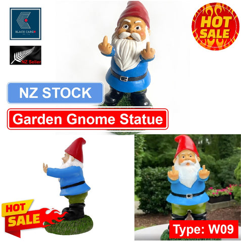 Garden Outdoor Ornament Decorations Large Resin Naughty Gnome Statues Ornament