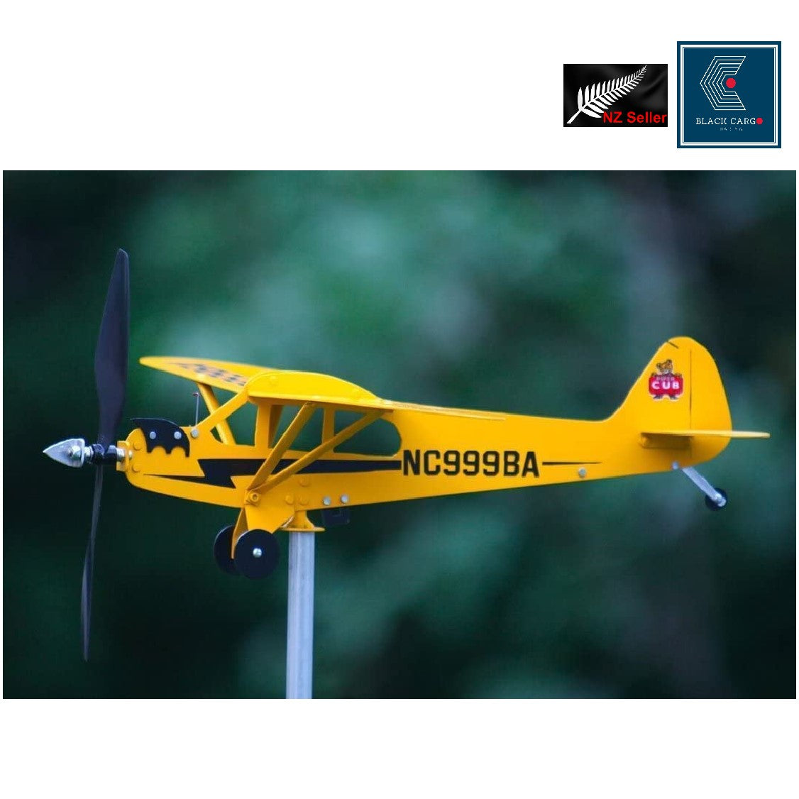 Airplane Weathervane Garden Decoration Sculpture Outdoor Ornaments - Referdeal