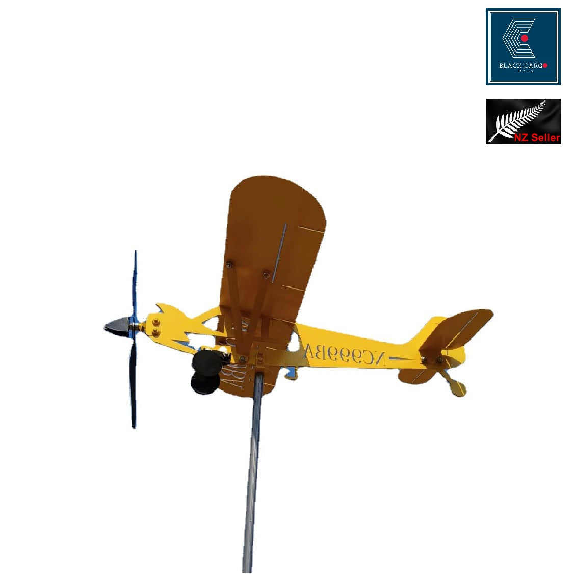 Airplane Weathervane Garden Decoration Sculpture Outdoor Ornaments - Referdeal