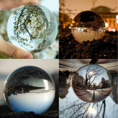 Photography Glass Ball Lens Crystal Ball Globe 100mm