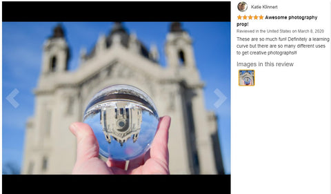 Photography Glass Ball Lens Crystal Ball Globe 100mm