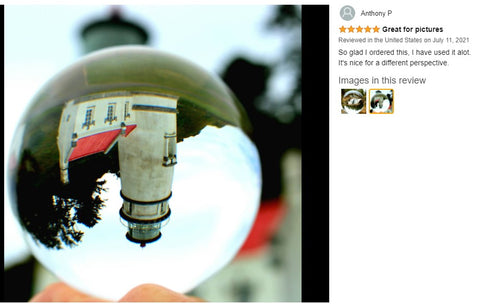 Photography Glass Ball Lens Crystal Ball Globe 100mm