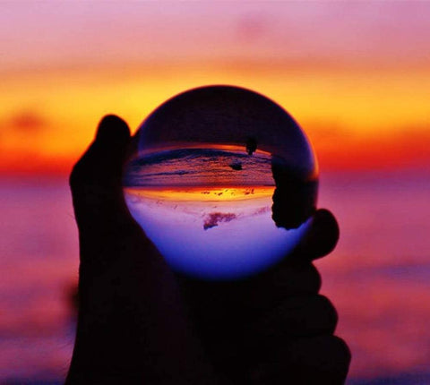 Photography Glass Ball Lens Crystal Ball Globe 100mm