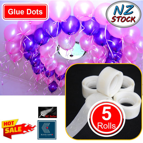 500Pcs Point Dots Balloons Glue Dots Tape Kids Wedding Party Balloons