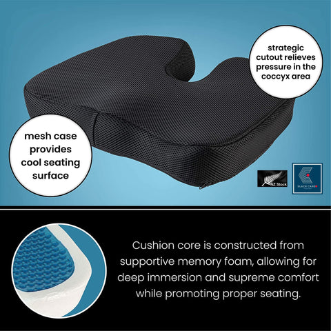 Chair Gel Enhanced Seat Cushion Gel & Memory Foam Seat Cushion 900g