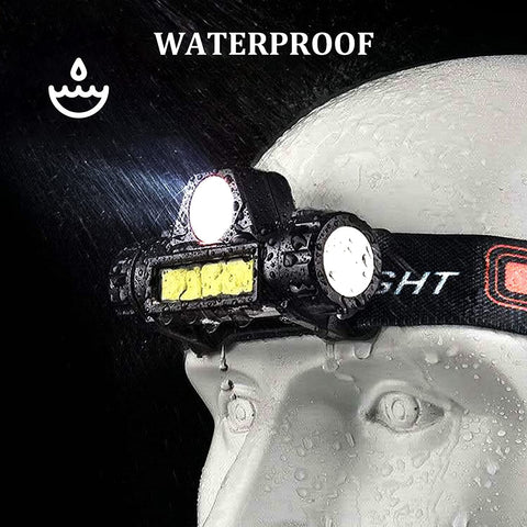 Rechargeable Headlamp Super Bright & Lightweight Torches Waterproof Flashlight