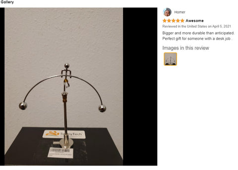 Swing Steel Balance Tumbler Toy Art Physics Toy Home Decor