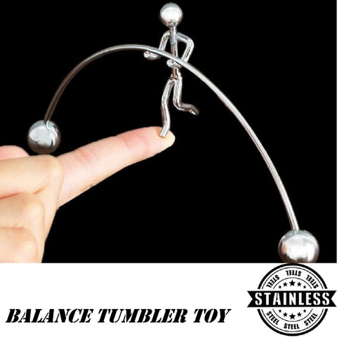 Swing Steel Balance Tumbler Toy Art Physics Toy Home Decor
