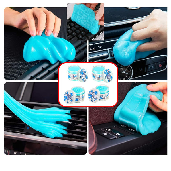 2pcs Multi-functional Cleaning Gel For Universal Car Gap Cleaner Air Vent  Interior Detail Cleaning Mud, Can Be Used To Clean Keyboard, Car Vent, Pc,  Laptop, Camera