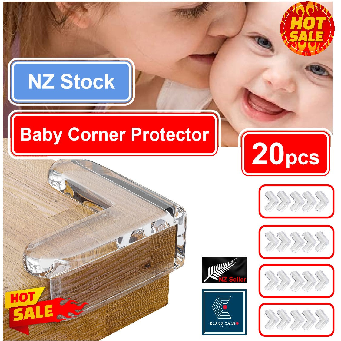 Baby Corner Protector - 20PCS - Referdeal