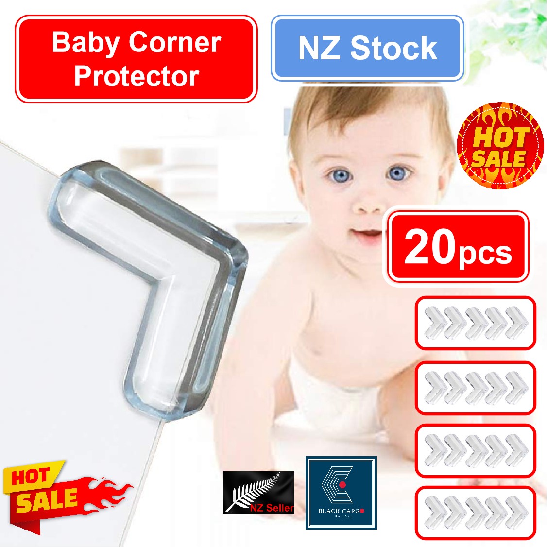 Baby Corner Protector - 20PCS - Referdeal