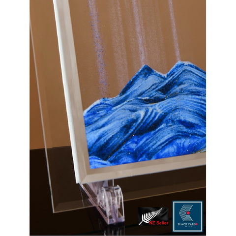 Moving Sand Art Picture 3D Deep Sea Sandscape in Motion Glass Frame