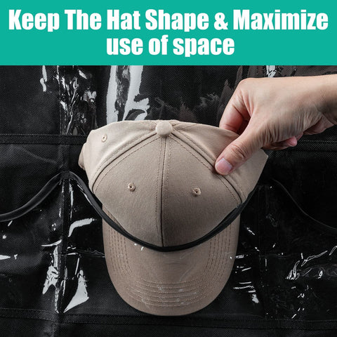 175cm Hat Rack Cap Organizer Magic Space Saving 27 Hat Storage Hanger Rack