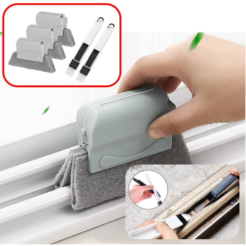 5Pcs Multi-Purpose Scrub Brush Set Clean Corners Tile Shower Window Door Track
