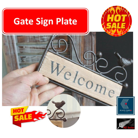 Welcome Sign Door Sign