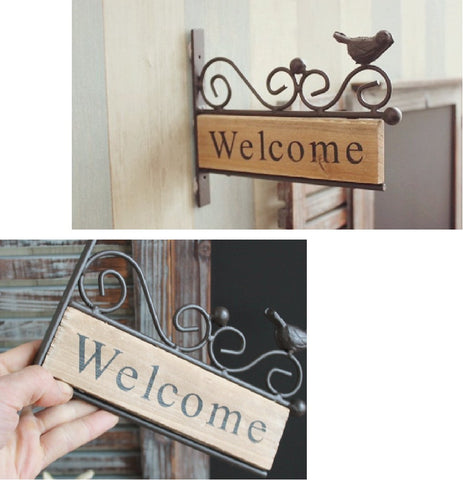 Welcome Sign Door Sign