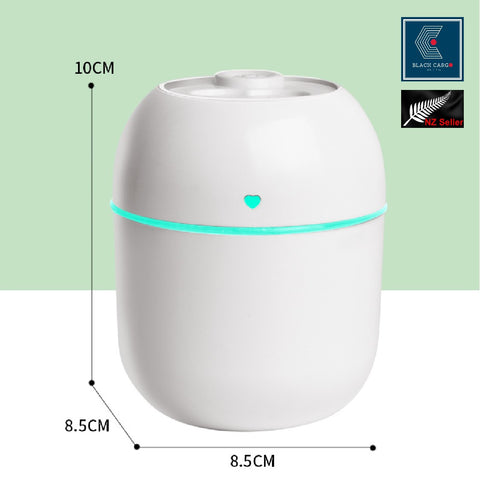 Portable Mini Air Humidifier Air Diffuser 220ml Large Capacity USB Powered Mute