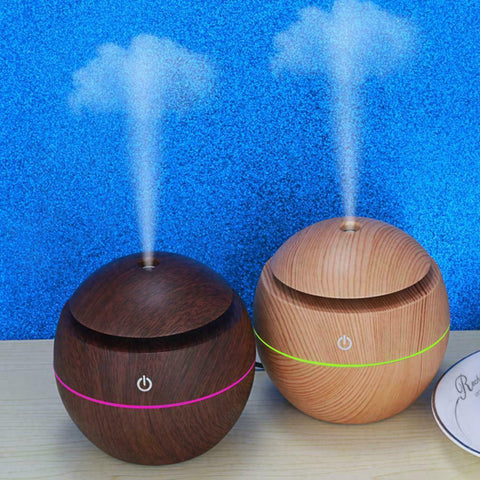 Humidifier 130 ML 7-Colors LED Ultrasonic Air - Dark