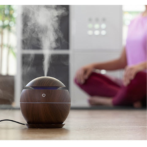 Humidifier 130 ML 7-Colors LED Ultrasonic Air - Dark