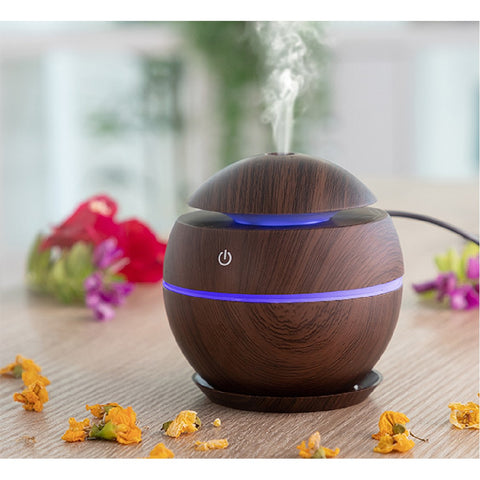 Humidifier 130 ML 7-Colors LED Ultrasonic Air - Dark