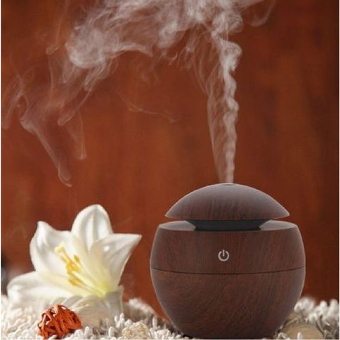 Humidifier 130 ML 7-Colors LED Ultrasonic Air - Dark