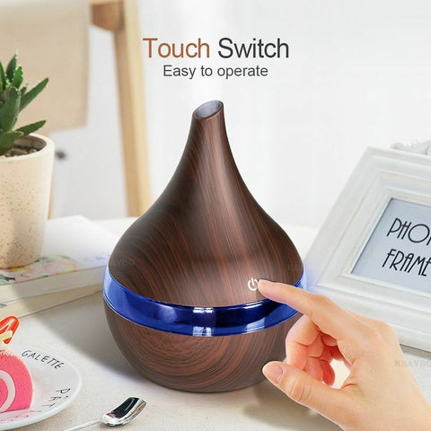 Humidifier 300 ML 7-Colors LED Ultrasonic Air - Dark